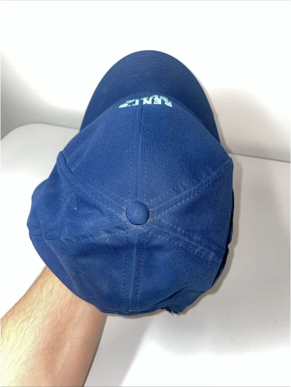 “Project Rock ‘Rent’s Due’ Hat - Dwayne Johnson Under Armour Bull Logo Navy Cap”
